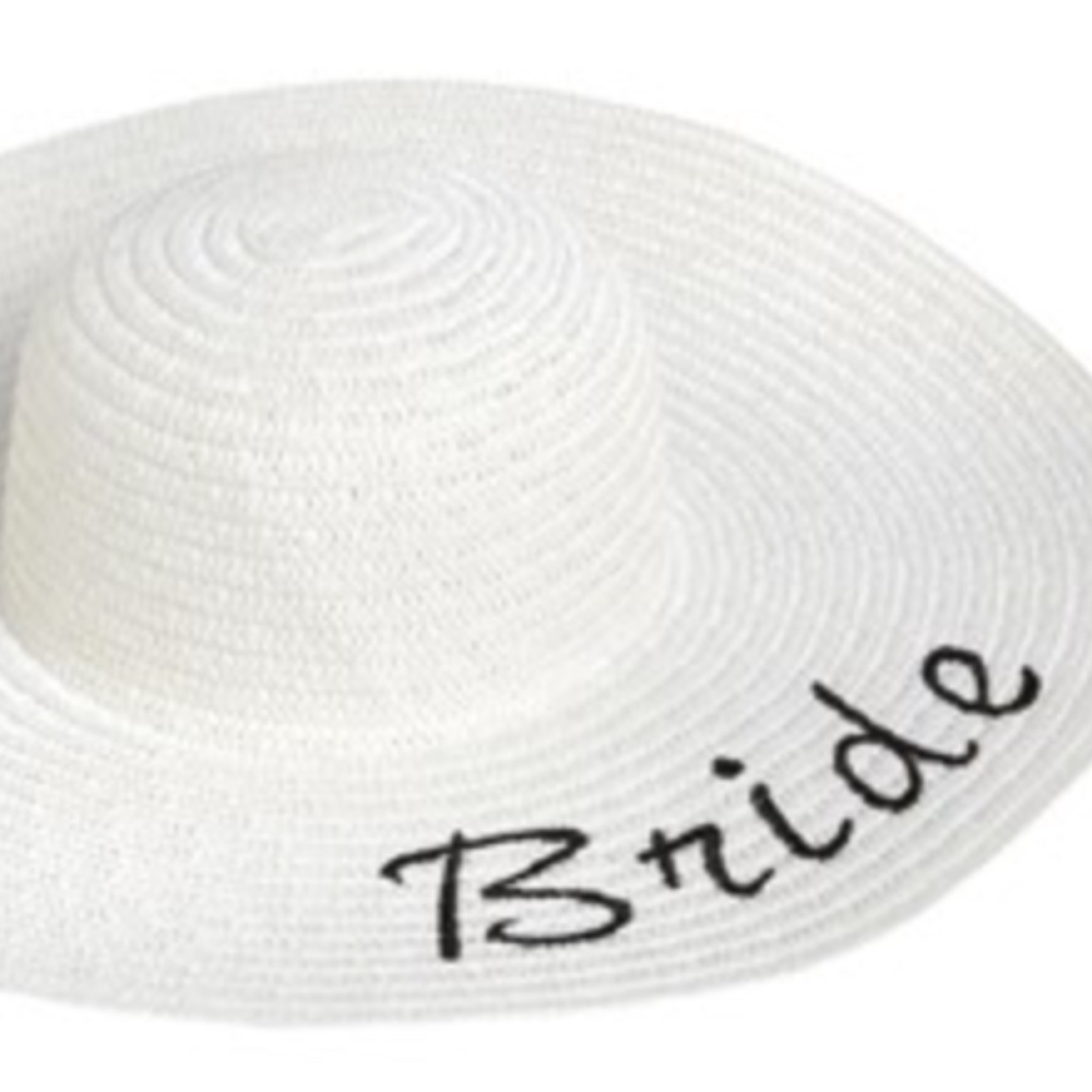 "Bride" Floppy Sun Hat